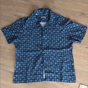 Sandro Mykonos Blue Checkered Men's Shirt